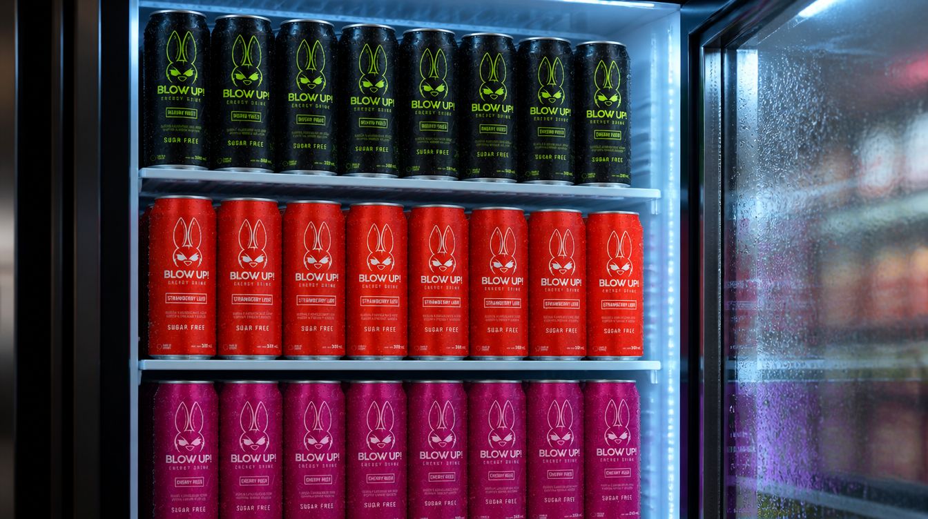 Blow Up! en refrigerador de tienda